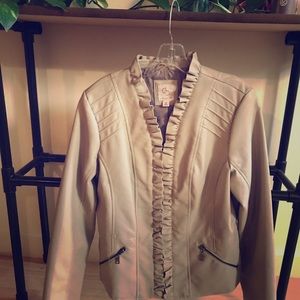 Dress Barn Leather Jacket